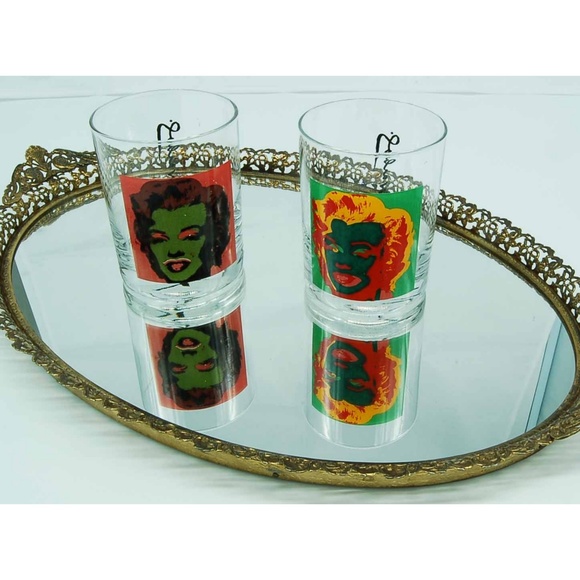 Andy Warhol Other - Andy Warhol Marilyn Monroe Lowball Glasses(TRAY NOT  INCLUDED)!